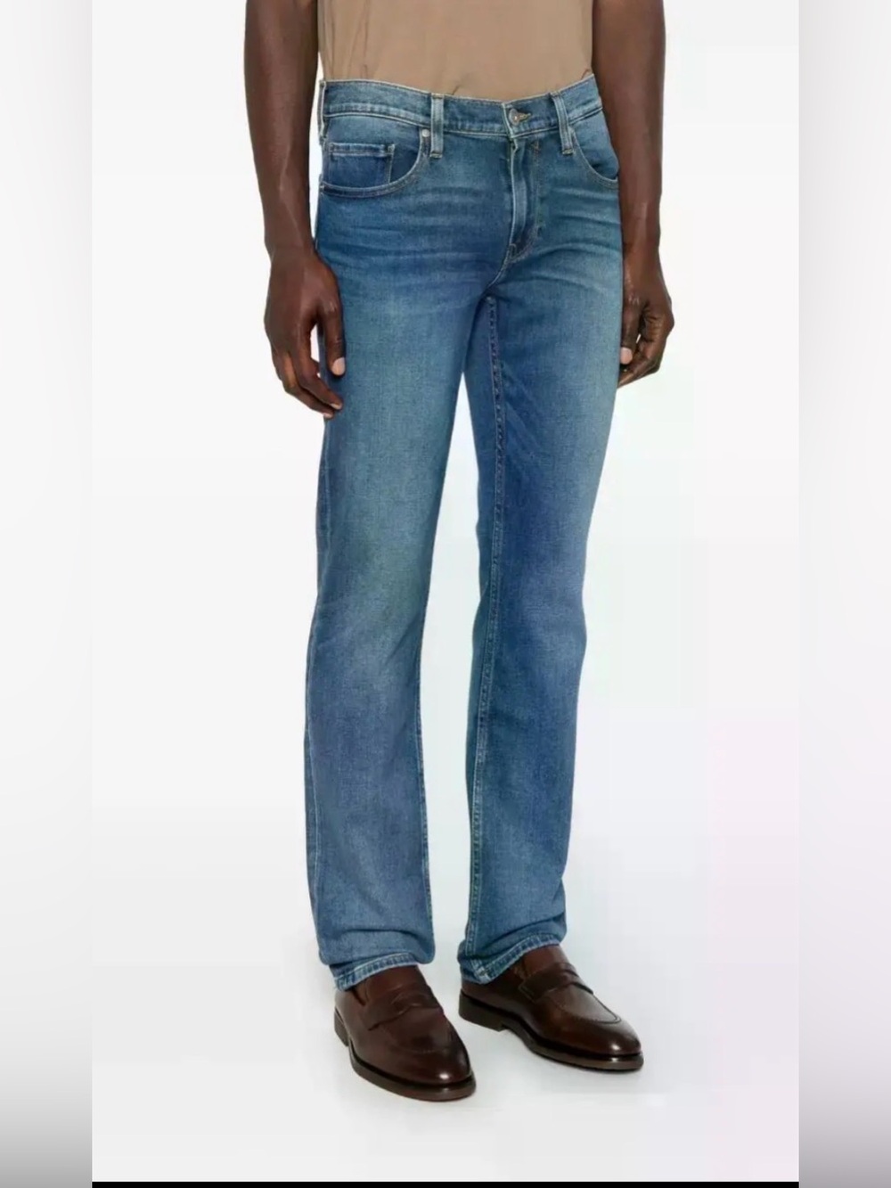 PAIGE Slim Fit Federal Men's Blue Denim Jeans 32 - Picture 3 of 13